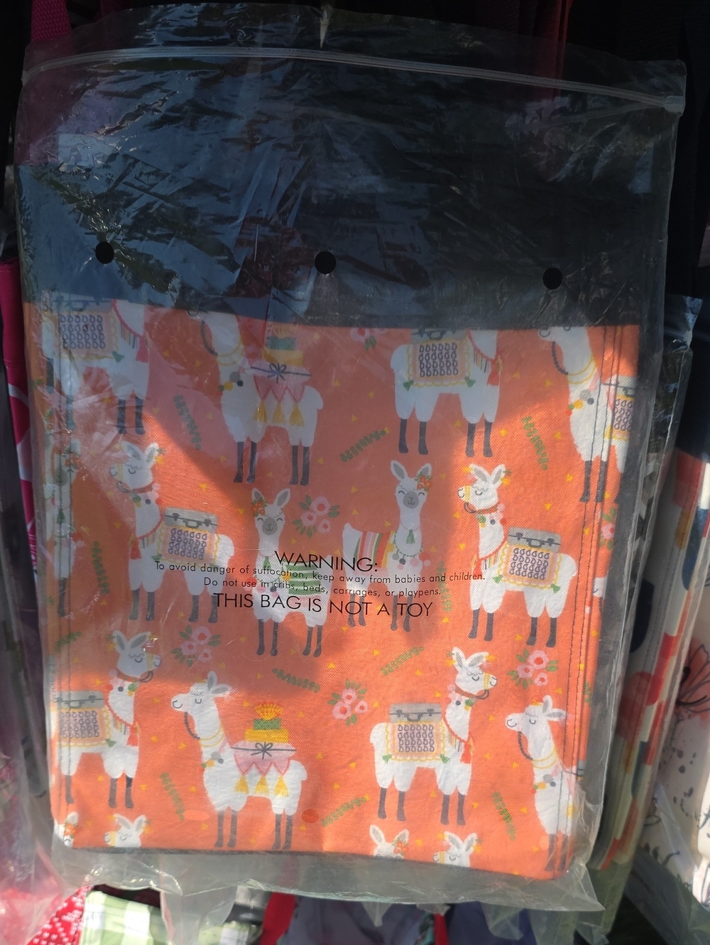 NEW Thirty-one Essential Storage Tote in Lama Rama HARD TO FIND
